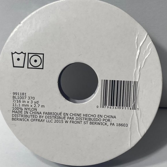 Navy Petite Lace Trim 12 Rolls Offray Crafts Scrapbook Card Making Gift 7/16" - Picture 7 of 12